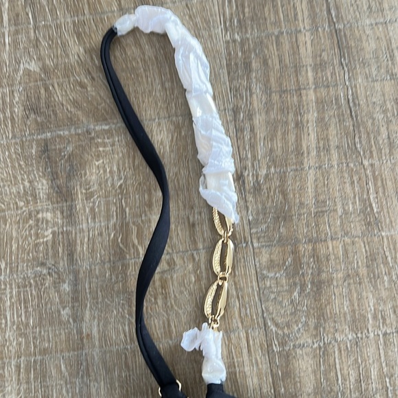 WeWoreWhat Bandana Bikini Top in Black Brand New - Picture 7 of 8